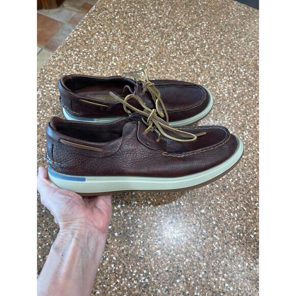 Sperry Other - Sperry Caspian brown leather boat shoes 10.5